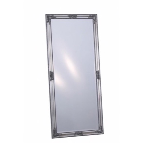 Facetslebet let barok Sølvspejl 72x162cm - Se Sølvspejle