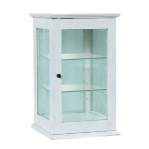 Lille udstillingsskab m/ glashylder 50x30x30cm
