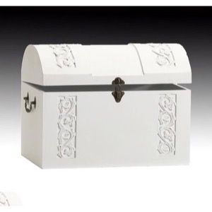 Kiste hvidmalet 40x30x25cm - Se flere Hvide møbler og Spejle