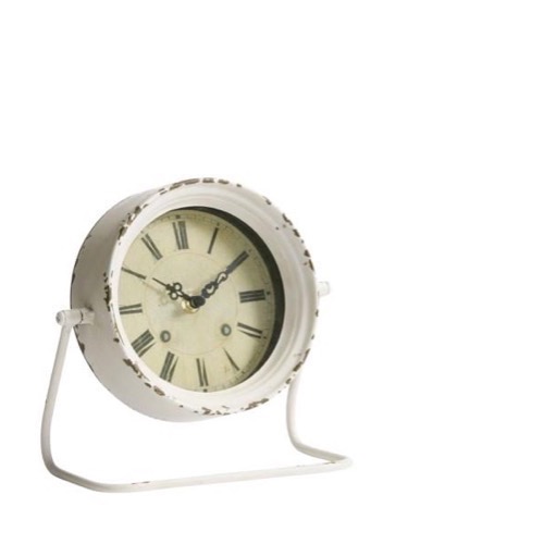 Ur 636 Bøjle hvid/rust antik look slidt metal - Se flere Metal Ure