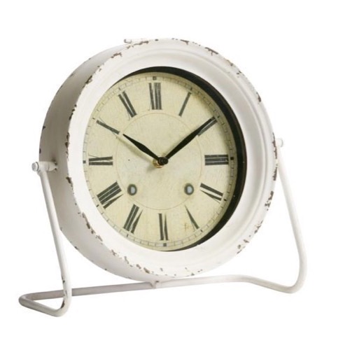 Ur 637 Bøjle hvid/rust antik look slidt metal - Se flere Metal Ure