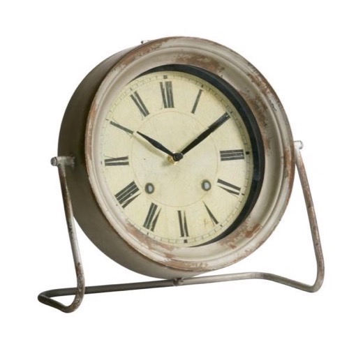 Ur 637 Bøjle grå/rust antik look slidt metal - Se flere Metal Ure