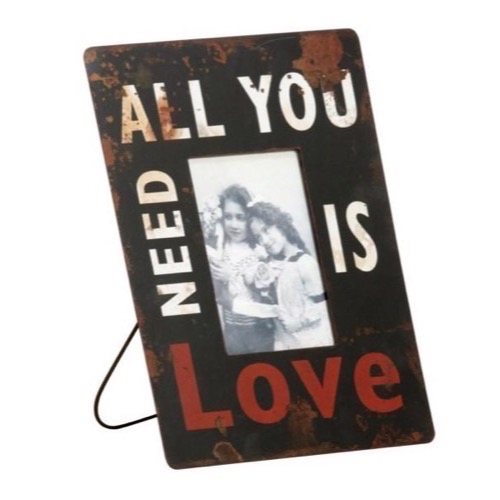 Fotoramme metal All You Need Is Love 28x35cm