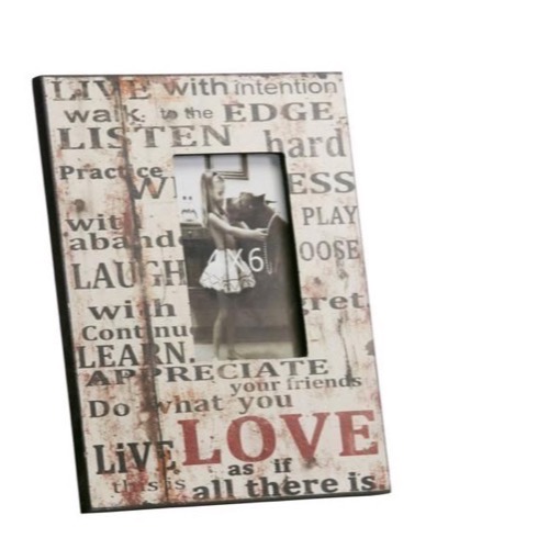 Foto ramme Live With Intension...23x28 cm
