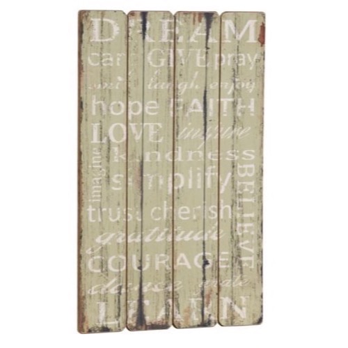 Træ skilt Dream Can Give Pray 40x60cm 