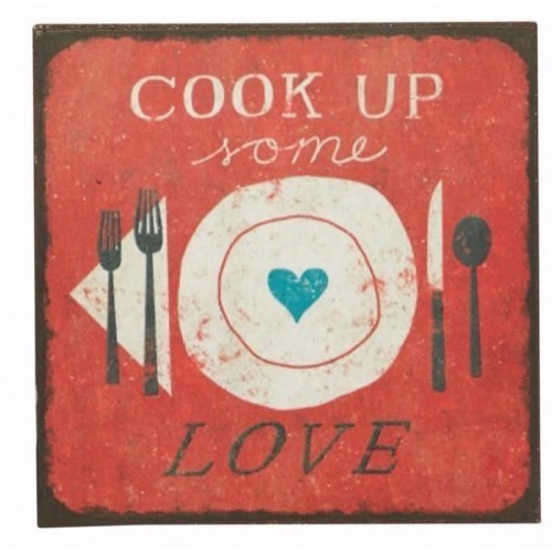 Magnet 7x7cm Cook Up Some Love