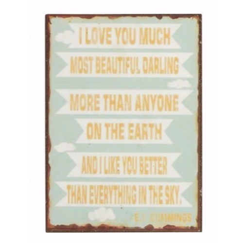 Magnet 5x7cm I Love You Much