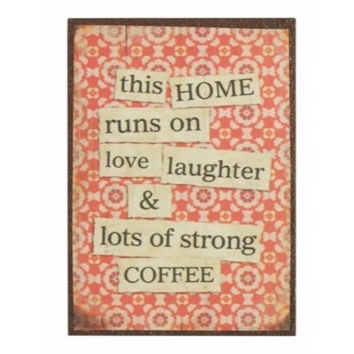 Magnet 5x7cm This Home Runs On Love