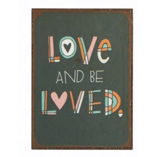 Magnet 5x7cm Love And Be Loved