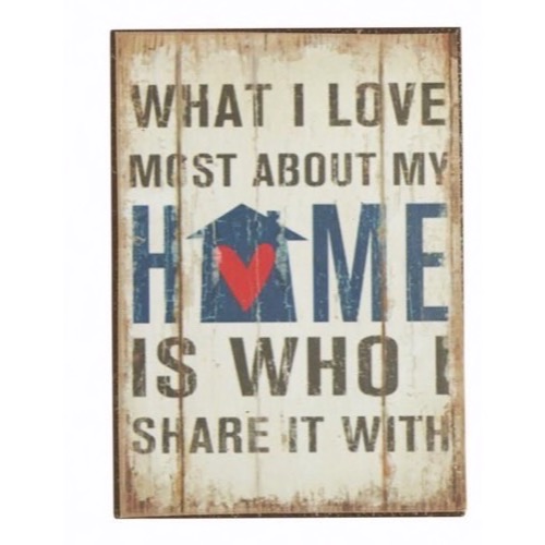 Magnet 5x7cm What I Love Most About My Home