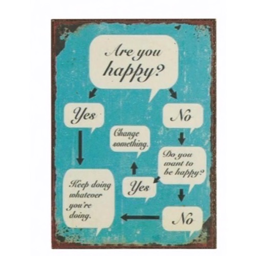 Magnet 5x7cm Are You Happy?