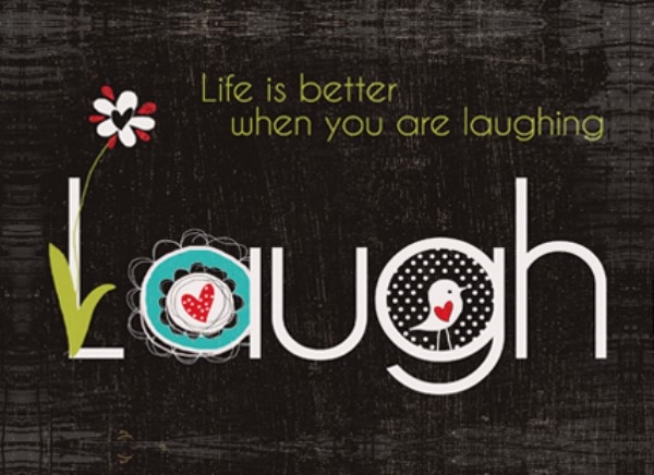 Magnet 7x5cm Life Is Better When You Are Laughing - Se flere Magneter