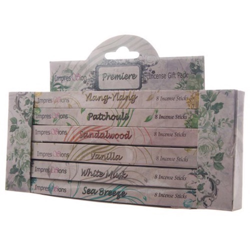 Røgelse Premiere Gavesæt 6 varianter - Se flere Røgelsespinde og Spejle