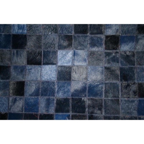 Mørkeblå indisk marokko gulvpude 50x50x40cm