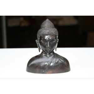 Buddha buste metal bronze h14cm - Se flere Buddha figurer og Spejle