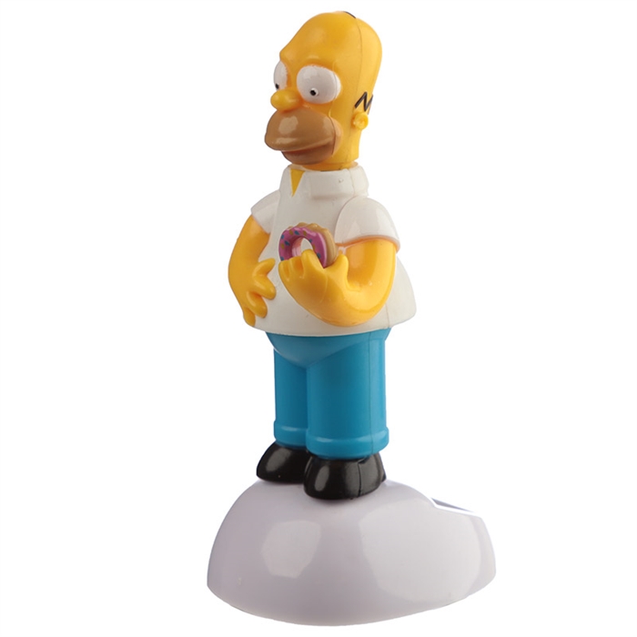Solcelle figur Homer Simpson h:12cm