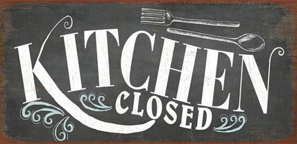 Magnet 10x5cm Kitchen Closed