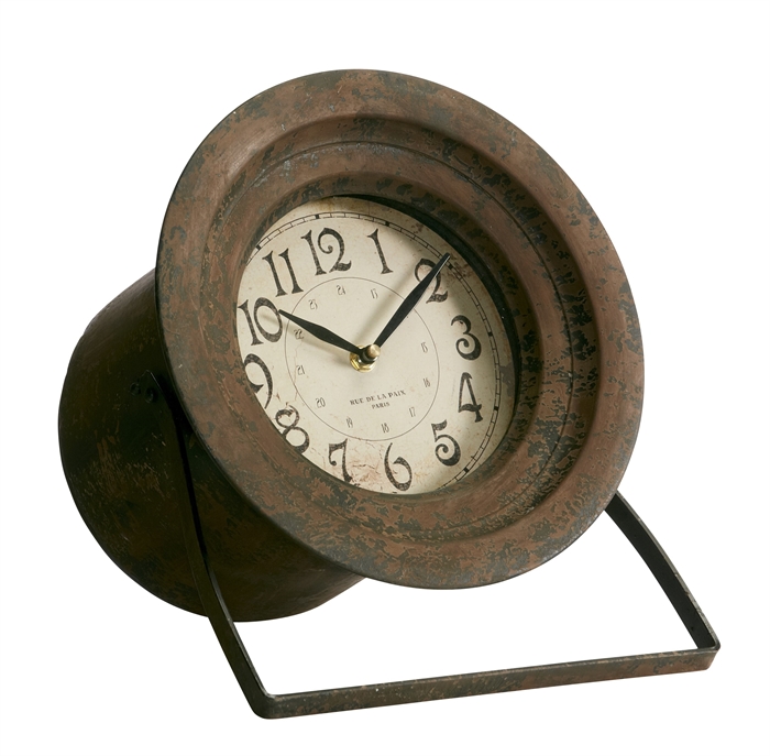 Ur 630 Projecteur sort/rust metal - Se flere Metal ure og Spejle